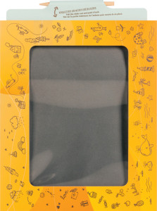 HEYDA Ardoise magique, incl. stylet en bois, jaune