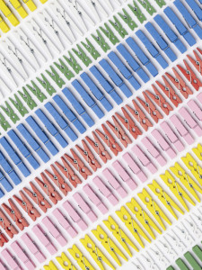 folia Mélange de pinces en bois PASTEL Jumbobox, 500 g