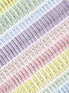 folia Mélange de pinces en bois PASTEL Jumbobox, 500 g