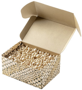 folia Mélange de perles en bois BASIC Jumbobox, 1 kg