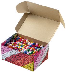 folia Mélange de perles en bois BASIC Jumbobox, 1 kg