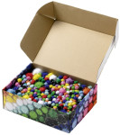 folia Mélange de pompons GLITTER Jumbobox, 300 g, assorti