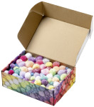 folia Mélange de pompons PASTEL Jumbobox, 300 g, assorti