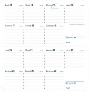 QUO VADIS Agenda scolaire 