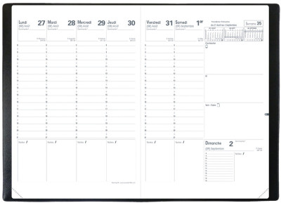 QUO VADIS Agenda Planning SD 2025/2026 Club, 16 mois, bronze