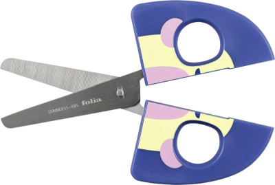 folia Ciseaux RAINBOW, ronds, longueur: 160 mm