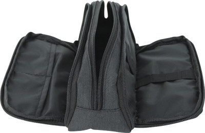 EBERHARD FABER Trousse, 3 compartiments, anthracite/noir