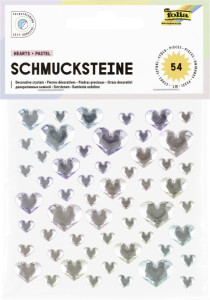 folia Pierre décorative HEARTS IRIDESCENT, autocollant