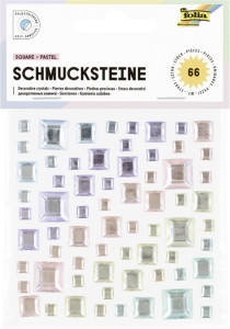 folia Pierre décorative SQUARE IRIDESCENT, autocollant