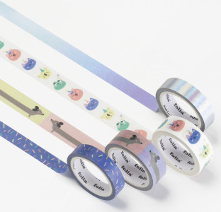 folia Ruban adhésif décoratif Washi-Tape HOTFOIL HAPPY VIBES