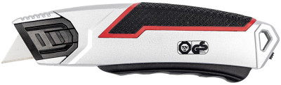 WEDO Cutter de sécurité PLUS 837, lame: 19 mm, noir/argent