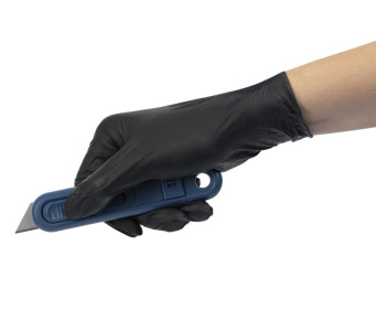 WEDO Cutter de sécurité MetDetec 811, lame: 19 mm, bleu
