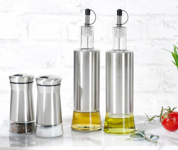 Ritzenhoff & Breker Kit flacons pour huile & vinaigre BASIC