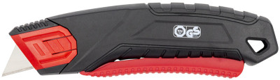 WEDO Cutter de sécurité PLUS 839, lame: 19 mm, noir/rouge