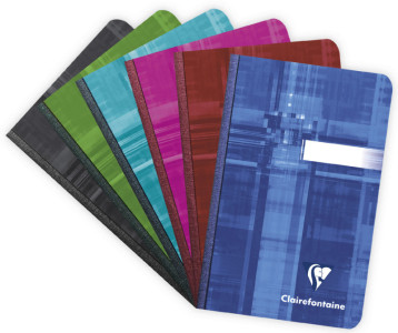 Clairefontaine Carnet brochure, 90 x 140 mm, quadrillé 5x5