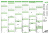 RNK Verlag Tafelkalender 2026, DIN B4 quer, 250 g/qm Karton RNK Verlag Tafelkalender 2026, DIN B4 quer, 250 g/qm Karton