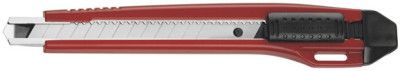 WESTCOTT Cuttter PREMIUM, lame: 9 mm, rouge/noir