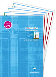Clairefontaine Bloc de feuilles DYS, A4, 100 pages