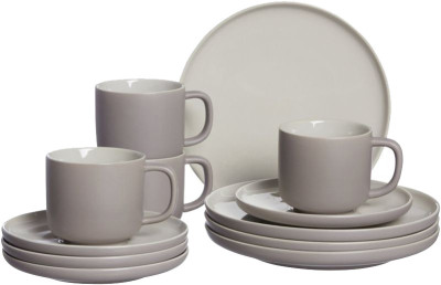 Ritzenhoff & Breker Kaffeeservice JASPER, taupe, 12-teilig