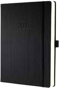 sigel Agenda planning Conceptum 2026, A4+, noir