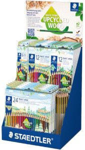 STAEDTLER Buntstift Display UPCYCLED WOOD
