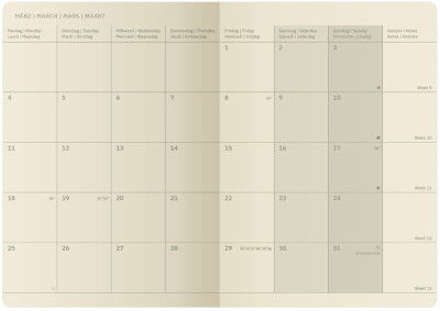 sigel Agenda de poche Conceptum 2026, env. A5, noir