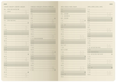 sigel Agenda de poche Conceptum 2026, env. A6, noir