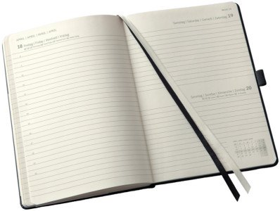 sigel Agenda planning Conceptum 2026, env. A5, noir