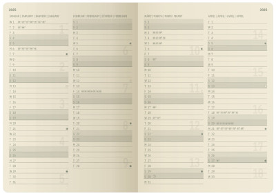 sigel Agenda planning Conceptum 2026, env. A5, noir
