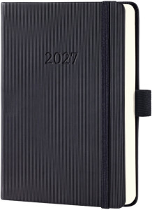 sigel Agenda de poche Conceptum 2026, env. A6, noir
