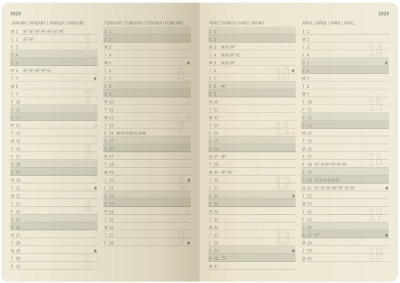 sigel Agenda planning Conceptum 2026, env. A5, noir