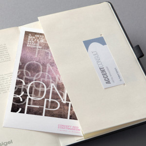 sigel Agenda planning Conceptum 2026, env. A5, noir