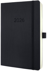sigel Agenda planning Conceptum 2026, env. A5, noir