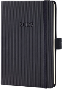 sigel Agenda de poche Conceptum 2026, env. A6, noir