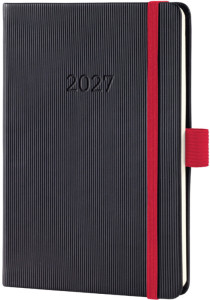 sigel Agenda de poche Conceptum 2026, env. A6, noir