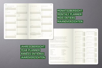 sigel Agenda de poche Conceptum 2026, env. A6, noir