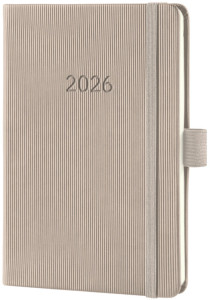 sigel Agenda de poche Conceptum 2026, env. A6, taupe