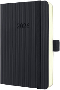 sigel Agenda de poche Conceptum 2026, env. A6, noir