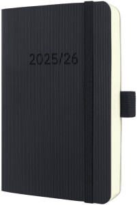 sigel Agenda de poche Conceptum 2025/2026, env. A6, noir
