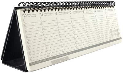 sigel Calendrier de table Conceptum, 2026, paysage, bleu