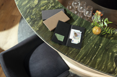 Chemise à factures Sigel, en polyuréthane, anthracite