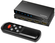 LogiLink Commutateur HDMI 4K/60Hz, 3 ports, noir