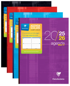 Clairefontaine Agenda scolaire WHEN 17, 2025/2026