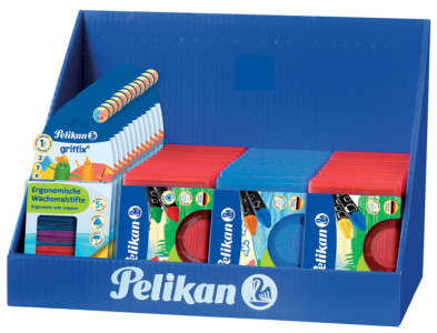Pelikan Présentoir scolaire 802 : Crayons de cire