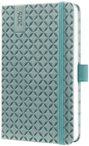 sigel Agenda de poche Jolie Flair 2026, A6, bleu indigo