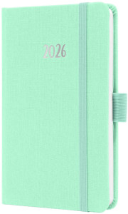 sigel Agenda de poche Jolie Feel 2026, textile, A6, rose