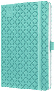 sigel Agenda de poche Jolie Flair 2026, A5, bleu indigo
