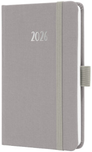 sigel Agenda de poche Jolie Feel 2026, textile, A6, lilas