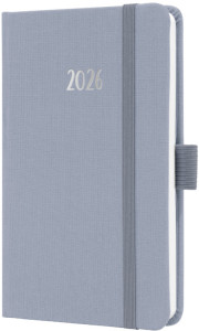 sigel Agenda de poche Jolie Feel 2026, textile, A6, lilas