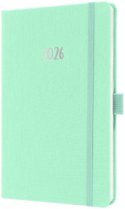 sigel Agenda de poche Jolie Feel 2026, textile, A5, lilas